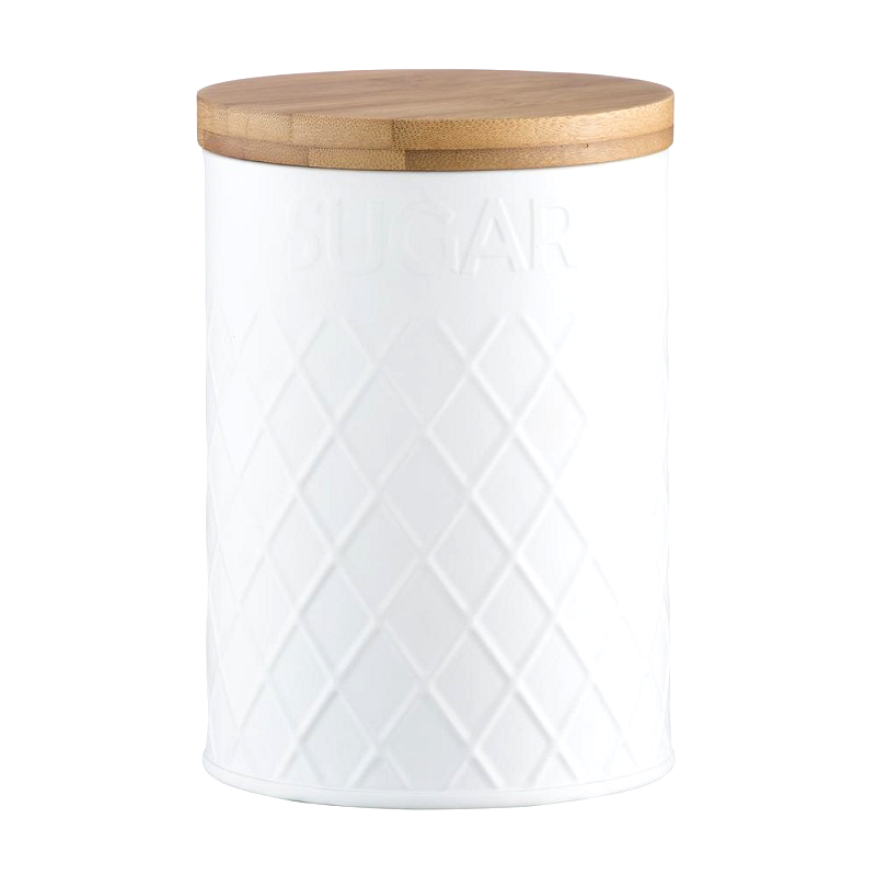 Typ Embossed White Sugar Storage