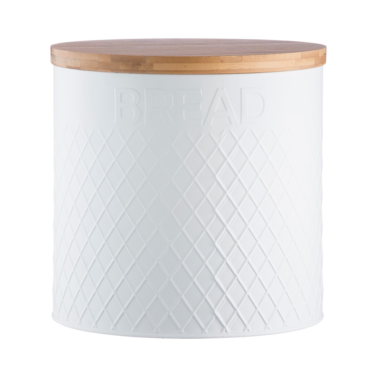 Typ Embossed White Bread Bin