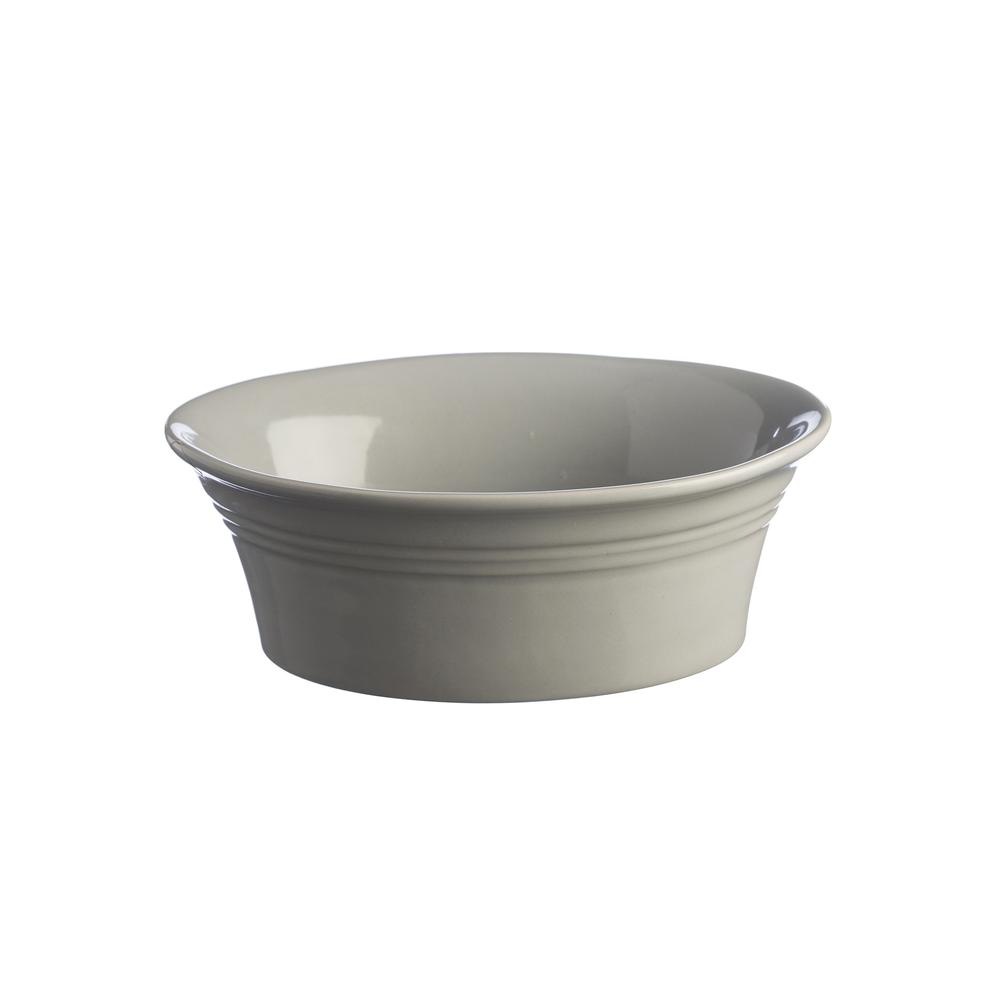 Mc Classic Kitchen Grey Oval Pie Dish 18Cm