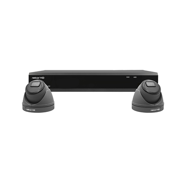 4Ch Hd 500Gb 2 Grey Dome Camera Kit