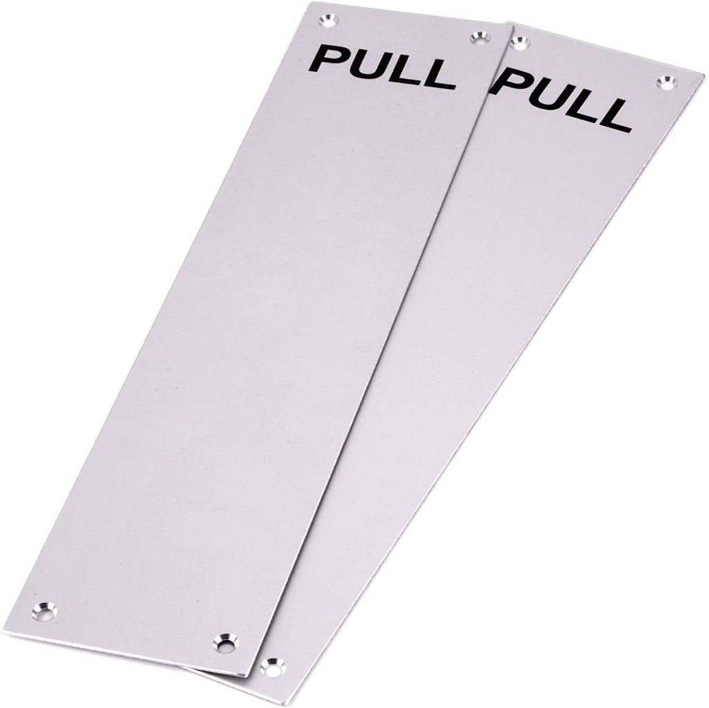 Aluminium Pull Plate 300X75mm