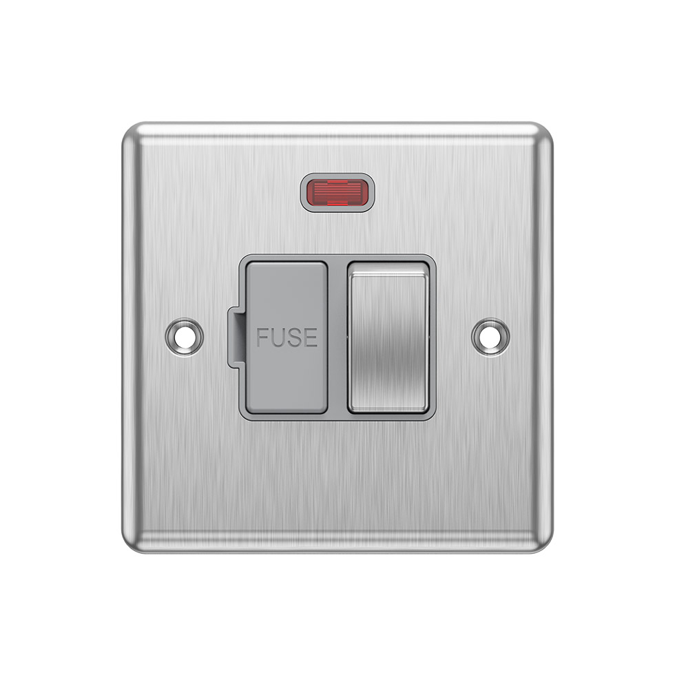 1-gang-sw-spur-unit-w-neon-brushed-chrome-gy-inser