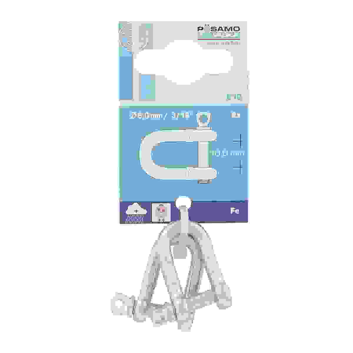 Posamo D Shackle 8mm (2 Pack)