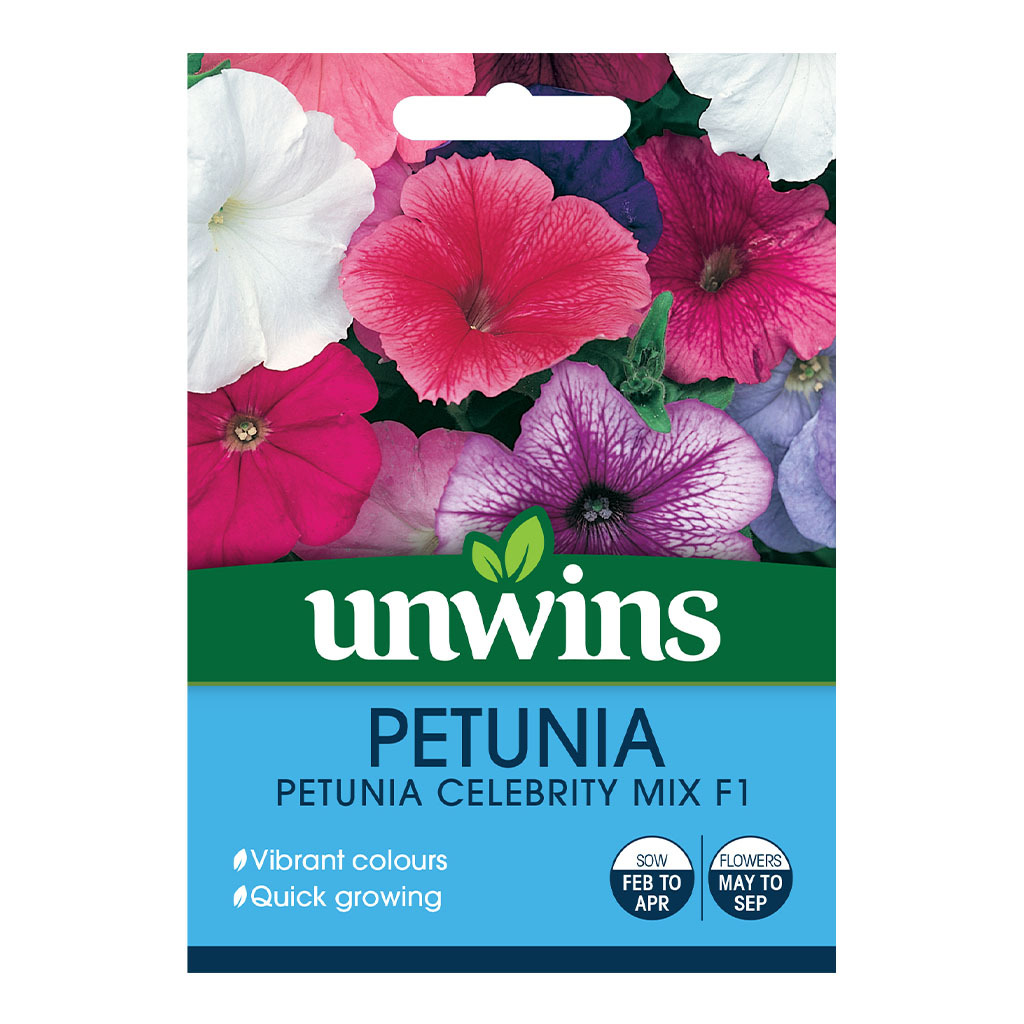 Unwins Petunia Celebrity Mix F1