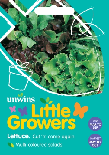 Unwins Little Growers Lettuce Cut 'N' Come Again