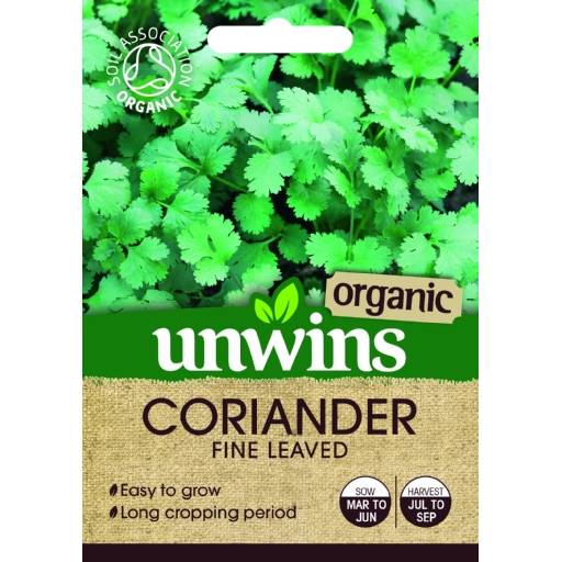 Unwins Herb Coriander Org