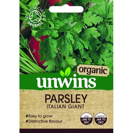 Unwins Herb Parsley Italian Giant Org