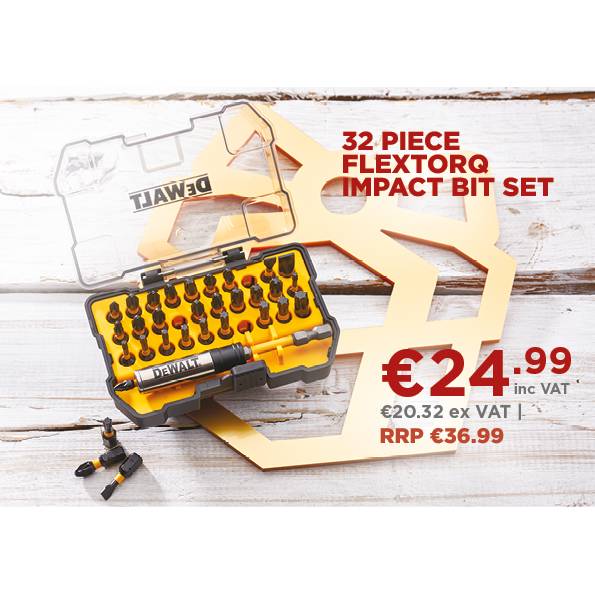 Dewalt 32Pc Flextorq Impact Set