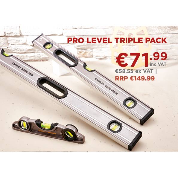 Stanley Fatmax Pro Level Triple Pack