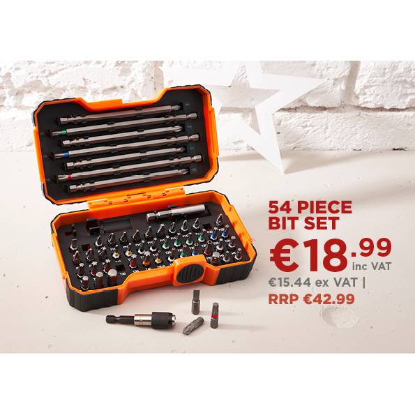 Bahco 54Pc Bit Set (Bah59S54Bc)