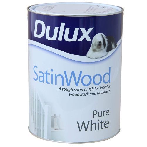 Dulux Satinwood Pure White 5L