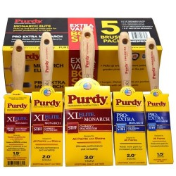 Purdy Monarch Elite Pro 5 Pk Brushes