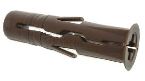plastic rawl plugs brown