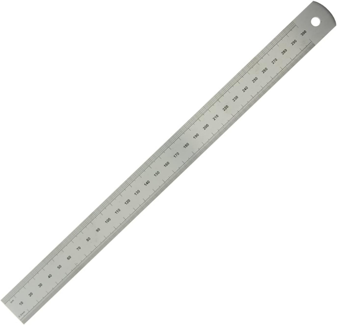 300mm stainless steel rule metric only