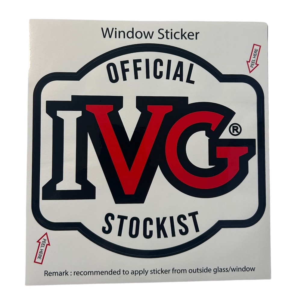 IVG Window Decal A6