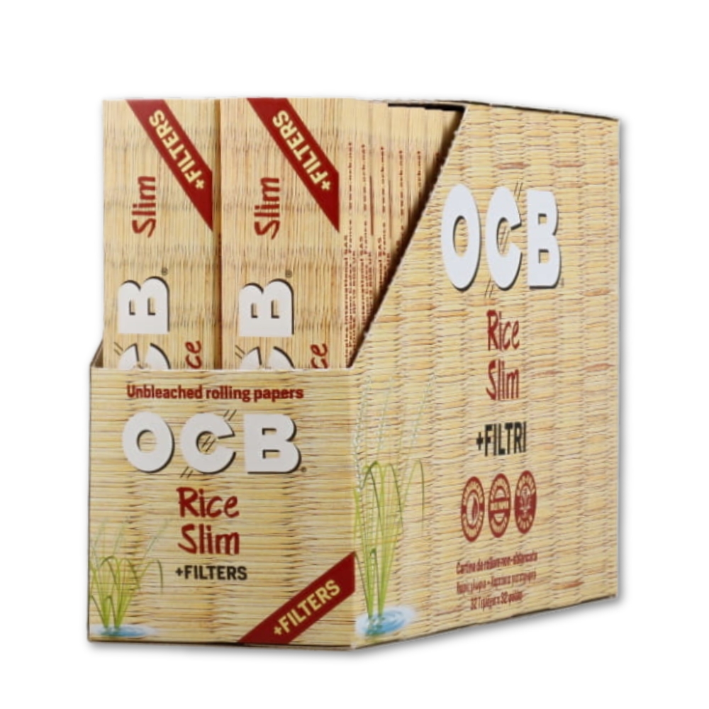 OCB Rice Slim Papers & Tips