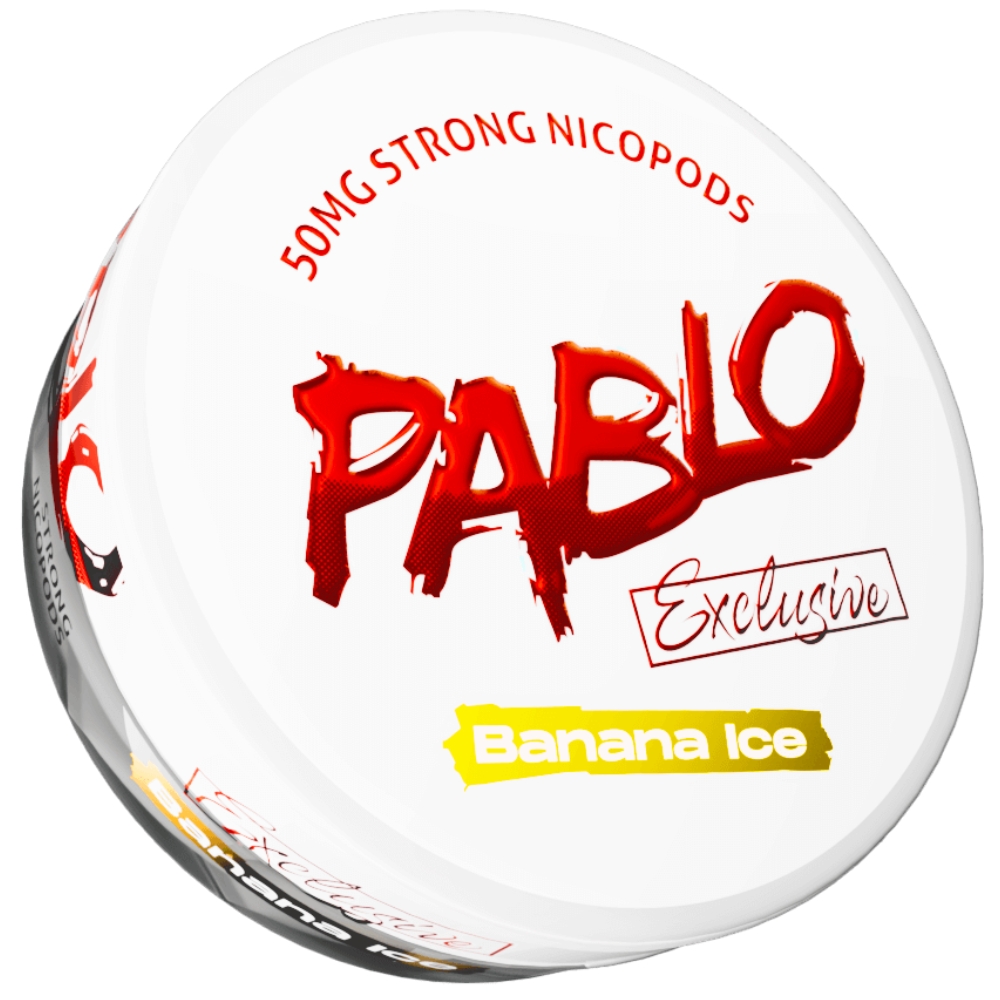 Pablo Exclusive Nicotine Pouches Banana Ice 50mg