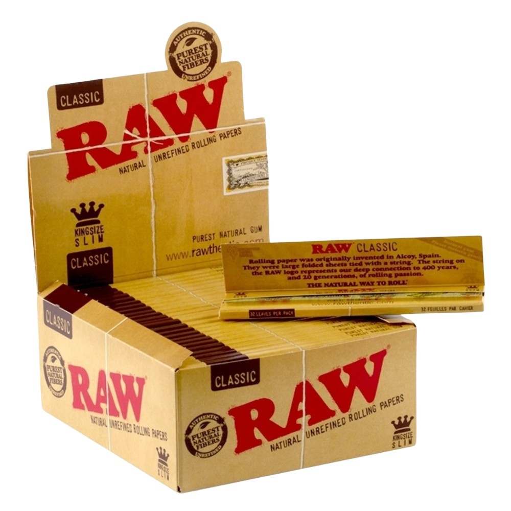 Raw King Size Slim Classic Papers (50)