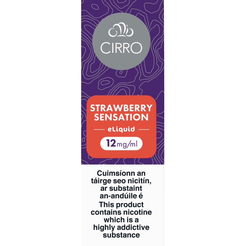 Cirro E-liquid Strawberry Sensation 12mg