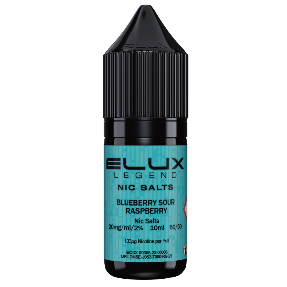 Elux Legend Blueberry Sour Raspberry 20mg Nic Salts