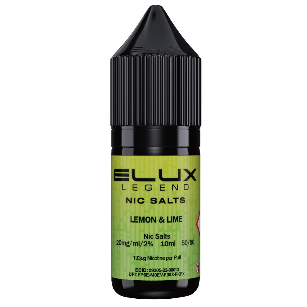 Elux Legend Lemon & Lime 20mg Nic Salts
