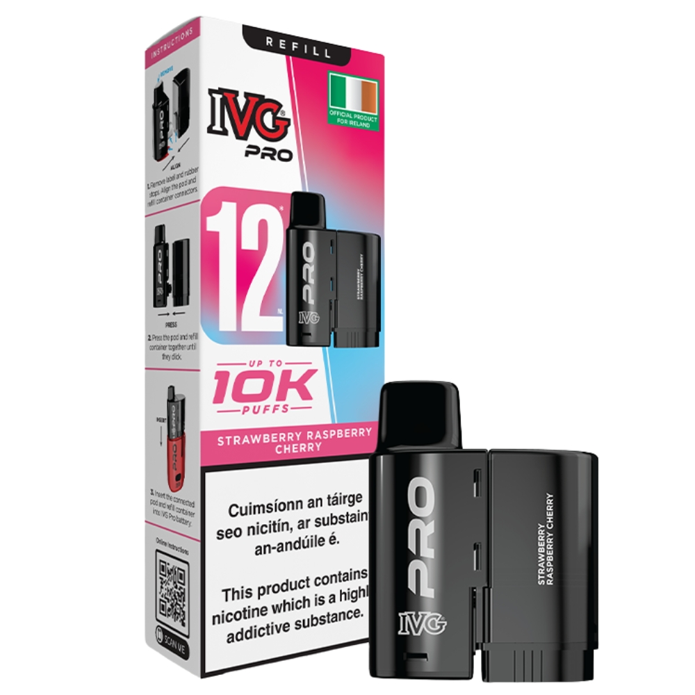 IVG Pro Strawberry Raspberry Cherry Refill