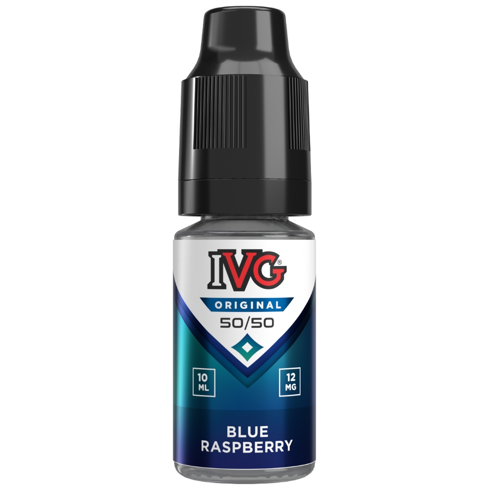 IVG 50:50 Blue Raspberry 10ml - 12mg E-liquid