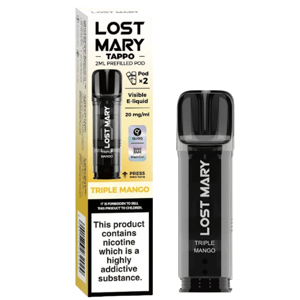 Lost Mary Tappo 2ml Prefilled Pod Triple Mango
