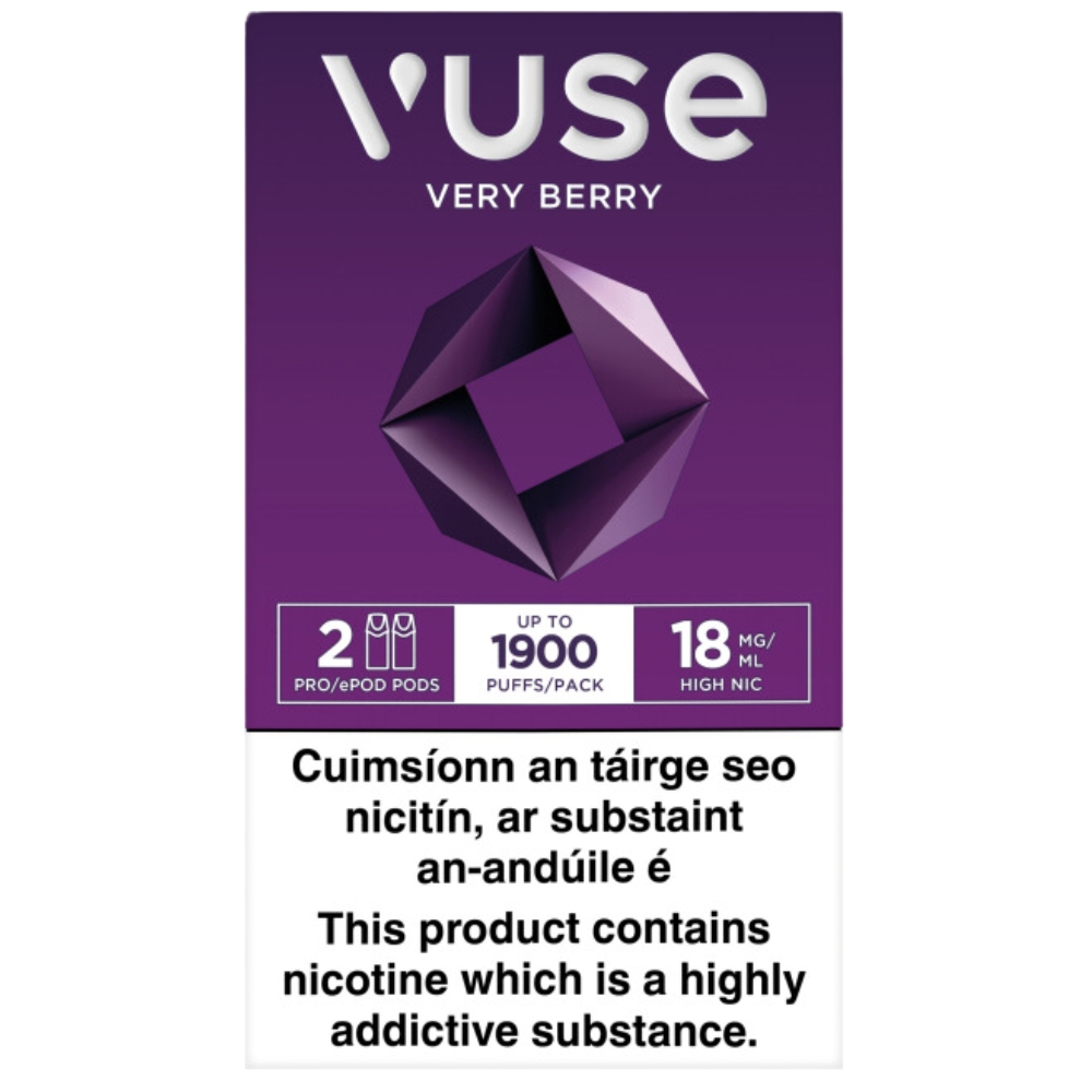 Vuse Epod Cartridges Very Berry 18mg