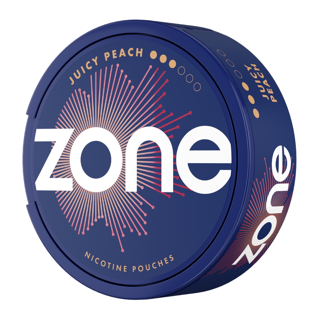 Zone Juicy Peach Nicotine Pouches 10mg