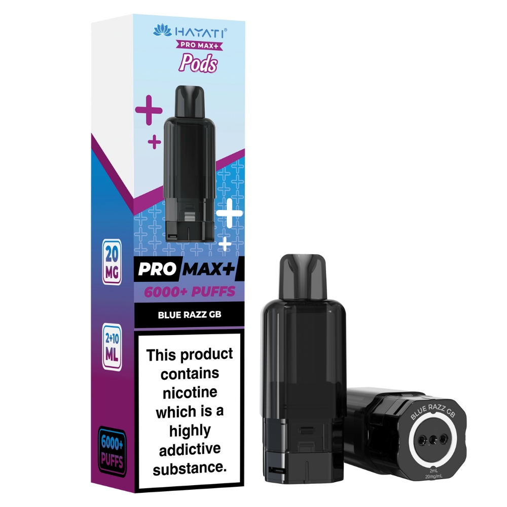 Hayati Pro Max Plus Pods Blue Razz GB