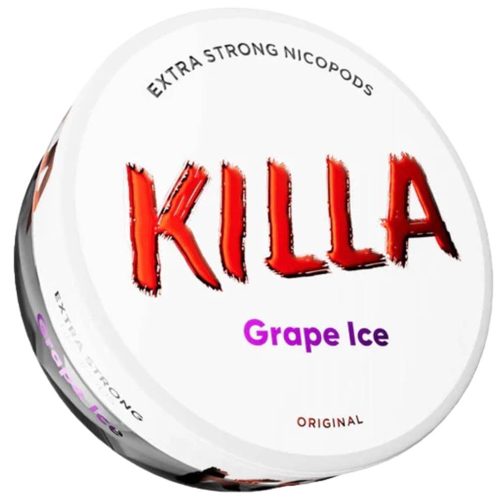 Killa Nicotine Pouches Grape Ice 16mg