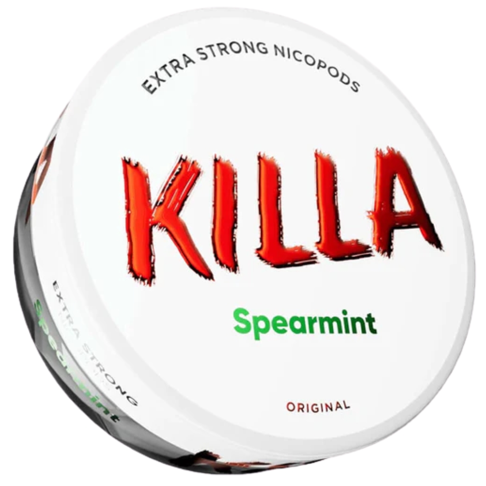 Killa Nicotine Pouches Spearmint 16mg