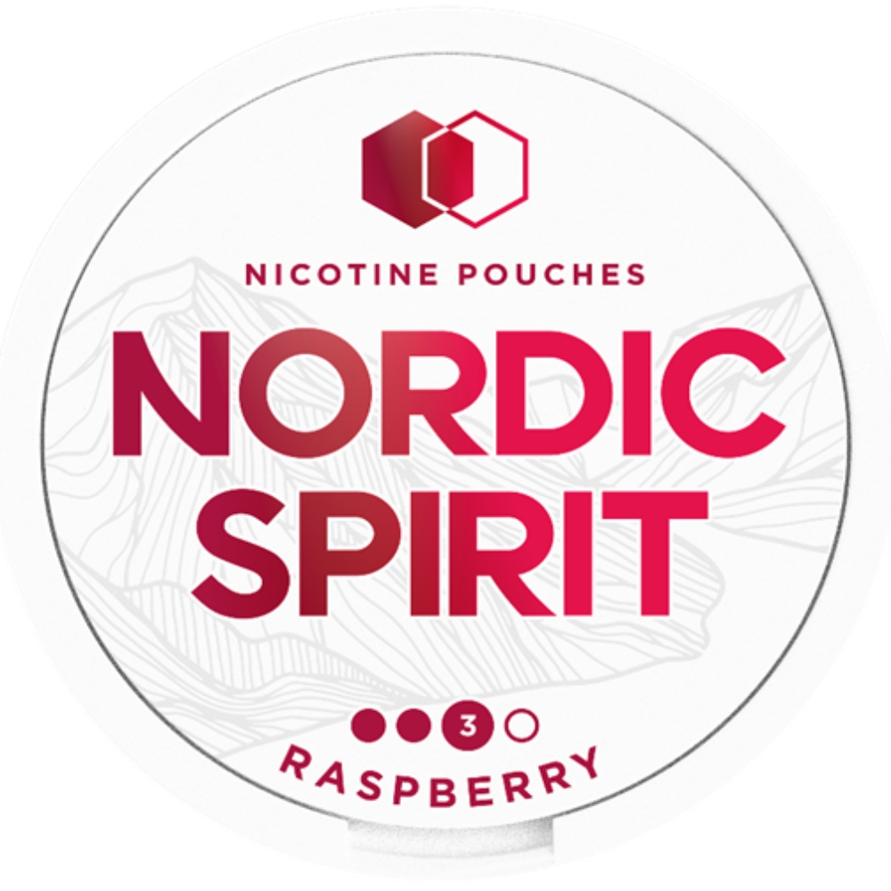 Nordic Spirit Nicotine Pouch Raspberry - Strong
