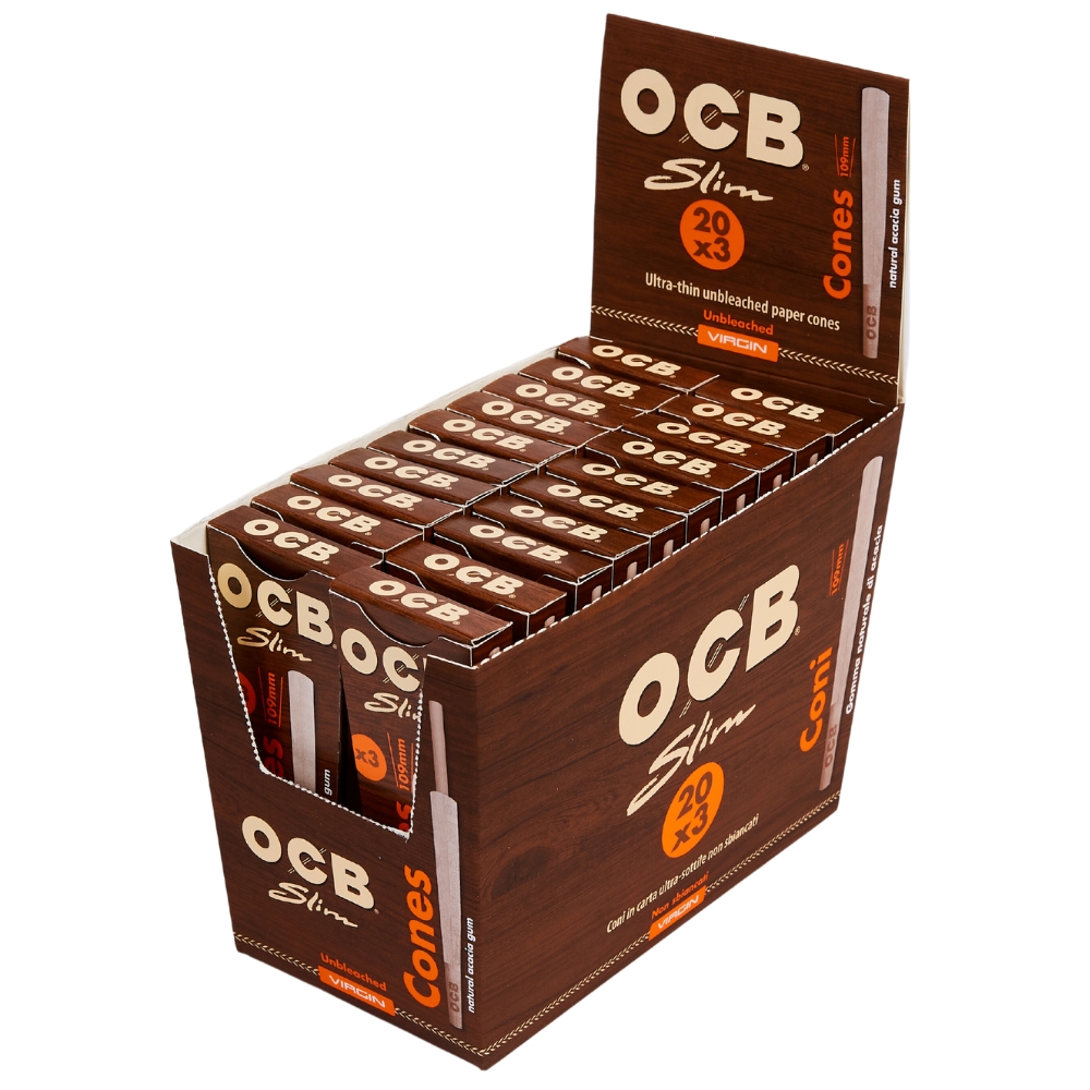 OCB Brown Virgin Cones 3-pack