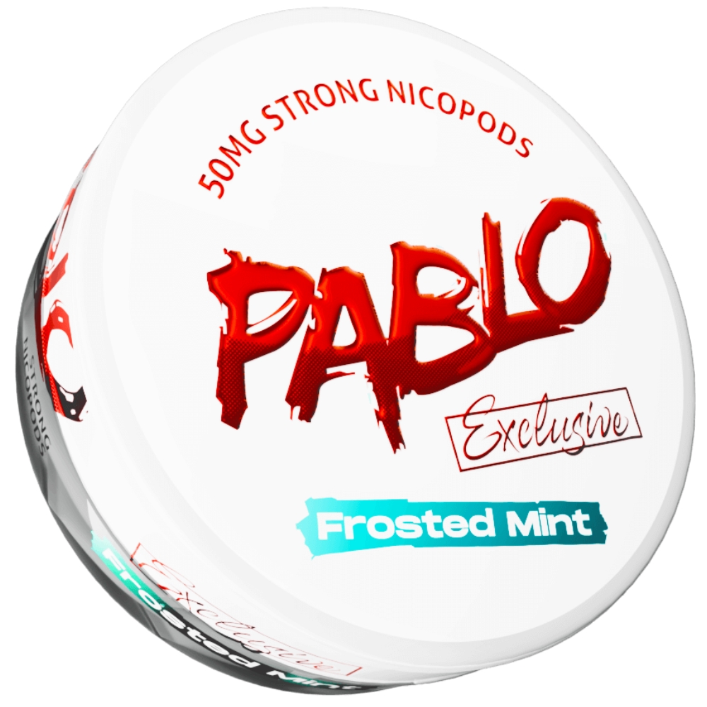 Pablo Exclusive Nicotine Pouches Frosted Mint 50mg
