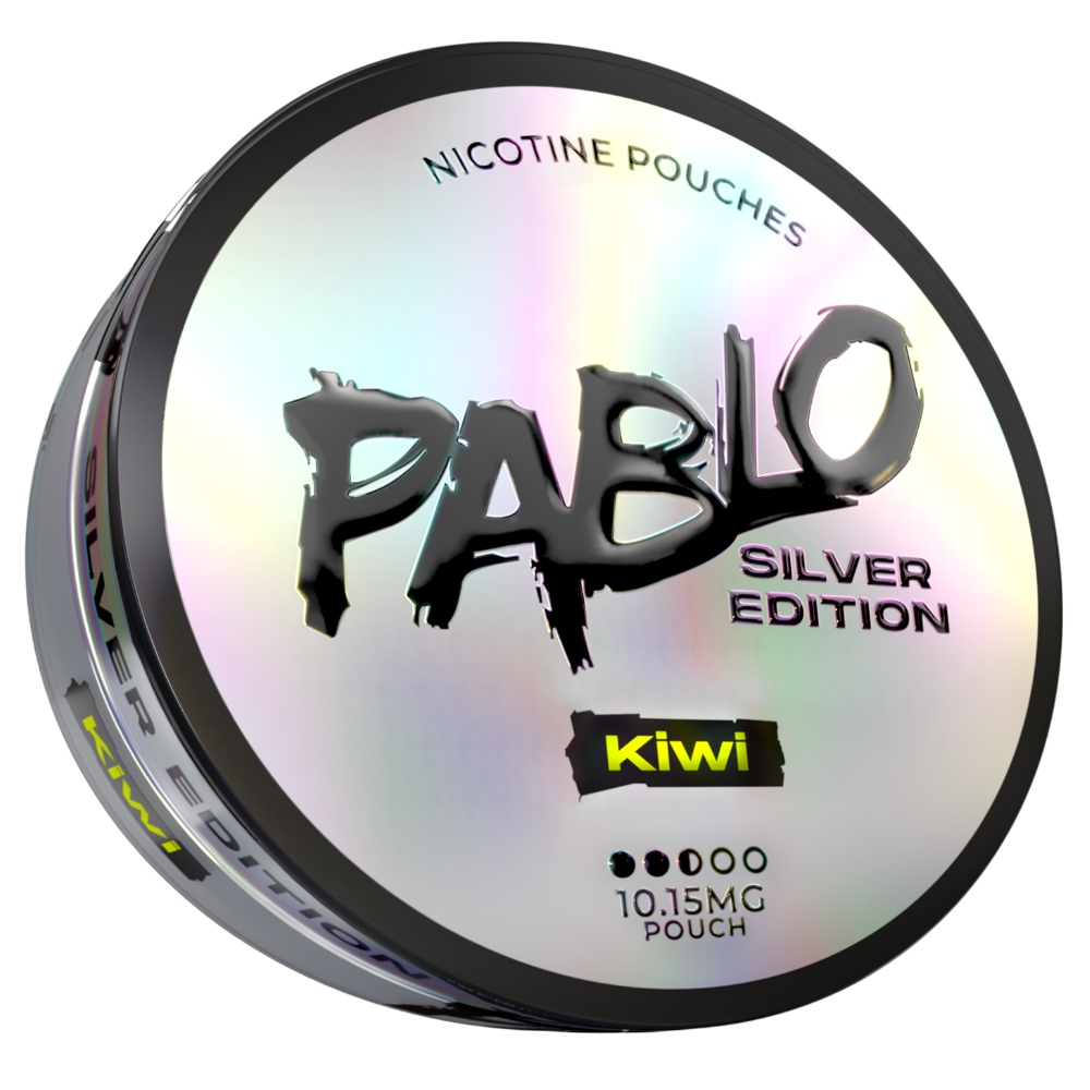 Pablo Silver Edition Kiwi Nicotine Pouches 10mg