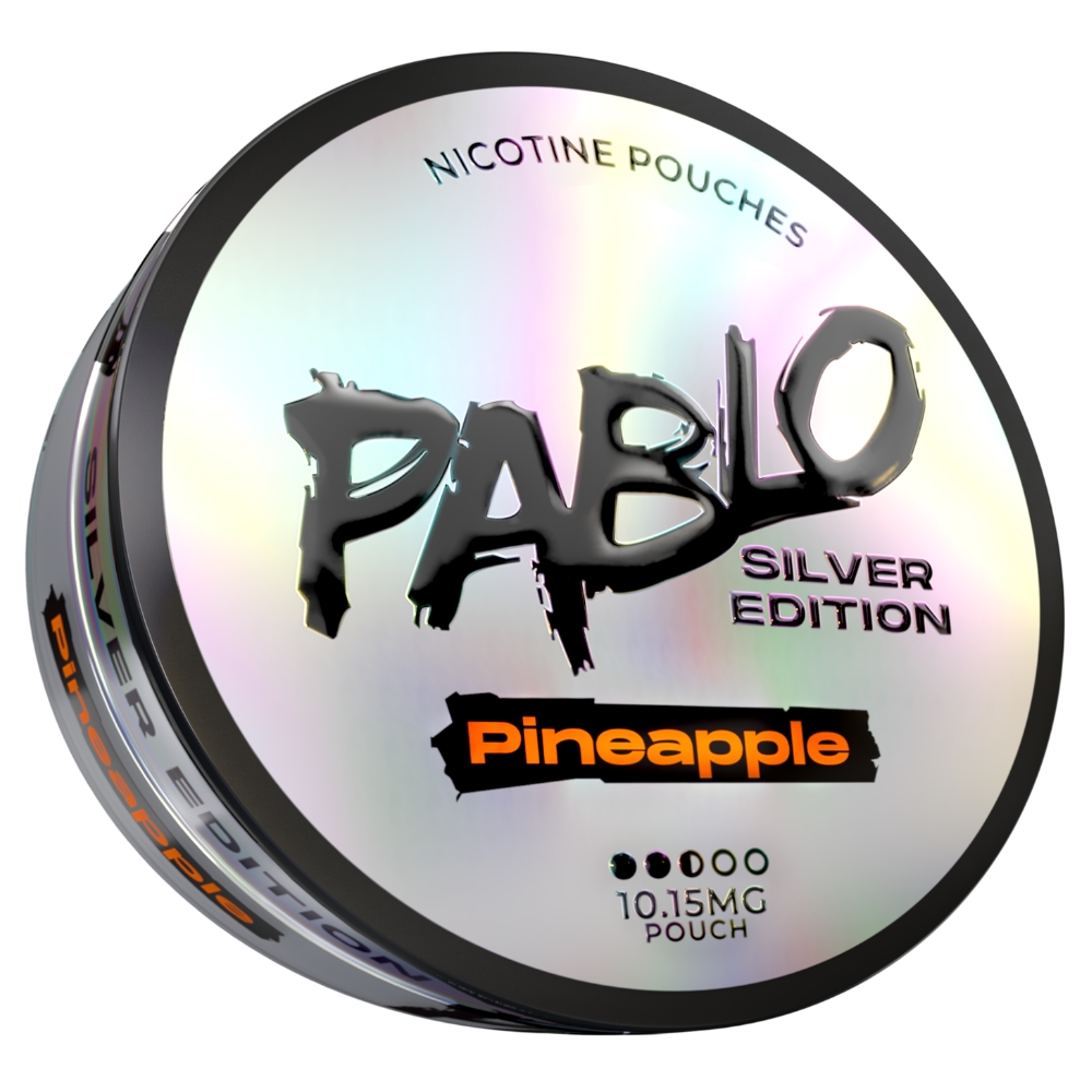Pablo Silver Edition Pineapple Nicotine Pouches 10mg