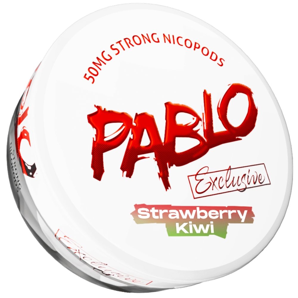 Pablo Exclusive Nicotine Pouches Strawberry Kiwi 50mg