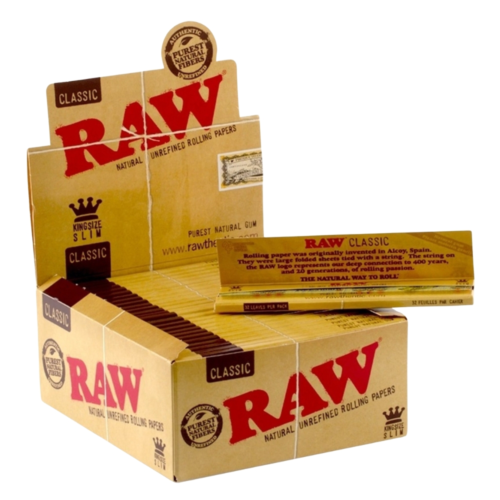 Raw King Size Slim Classic Papers (50)