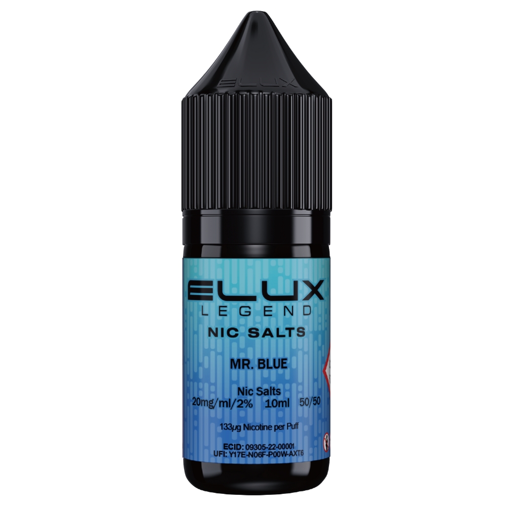 Elux Legend Mr Blue 10mg Nic Salts