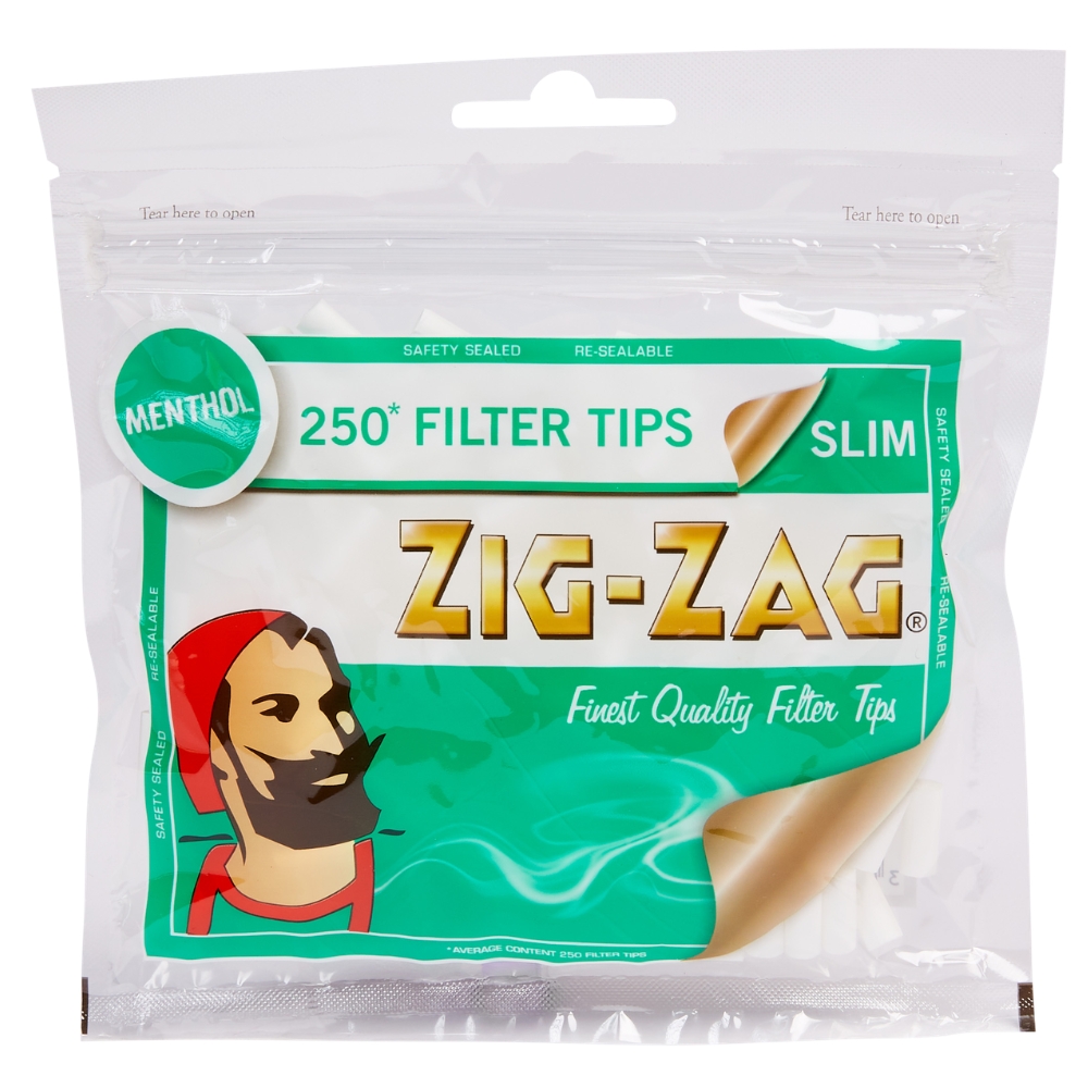 Zig Zag Menthol Filter Tips 250s